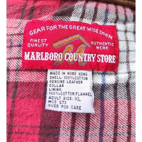 Marlboro Country Store Denim Jacket Size Large Blue Mens Vintage - Picture 3 of 11